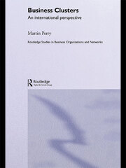 Business Clusters: An International Perspective book cover