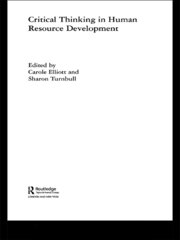 Critical Thinking in Human Resource Development book cover