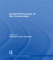 Israeli Democracy at the Crossroads book cover