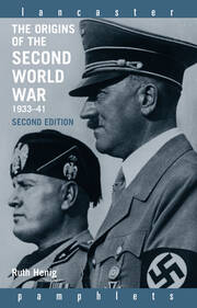 The Origins of the Second World War 1933-1941 book cover