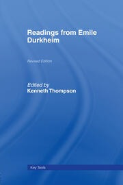 Readings from Emile Durkheim book cover