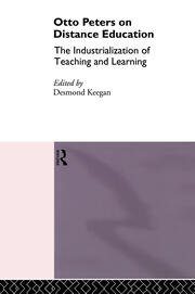 Otto Peters on Distance Education: The Industrialization of Teaching and Learning book cover