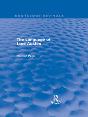 The Language of Jane Austen (Routledge Revivals) book cover