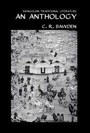 Mongolian Traditional Literature: An Anthology book cover
