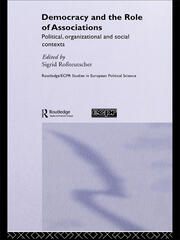 Democracy and the Role of Associations: Political, Strutural and Social Contexts book cover