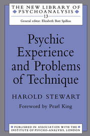 Psychic Experience and Problems of Technique book cover