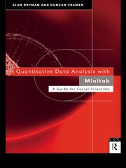 Quantitative Data Analysis with Minitab: A Guide for Social Scientists book cover