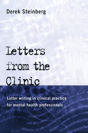 Letters From the Clinic: Letter Writing in Clinical Practice for Mental Health Professionals book cover