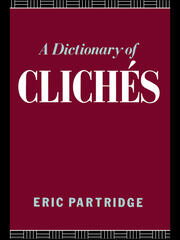 A Dictionary of Cliches book cover