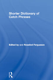Shorter Dictionary of Catch Phrases book cover