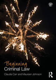 Beginning Criminal Law book cover