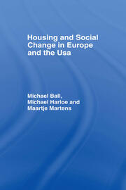 Housing and Social Change in Europe and the USA book cover