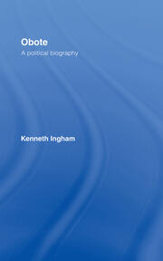 Obote: A Political Biography book cover