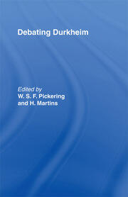 Debating Durkheim book cover
