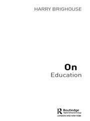 On Education book cover