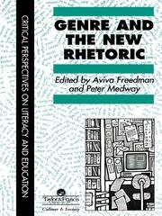 Genre In The New Rhetoric book cover