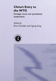 China's Entry into the World Trade Organisation book cover
