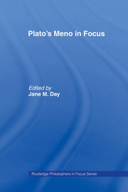 Plato's Meno In Focus book cover