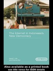 The Internet in Indonesia's New Democracy book cover