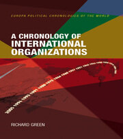 A Chronology of International Organizations book cover
