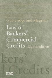 Gutteridge and Megrah's Law of Bankers' Commercial Credits book cover