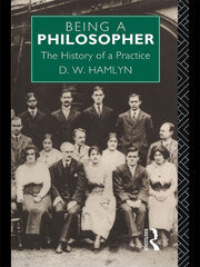 Being a Philosopher: The History of a Practice book cover