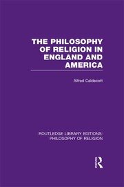 The Philosophy of Religion in England and America book cover