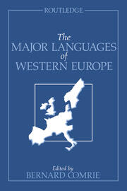The Major Languages of Western Europe book cover