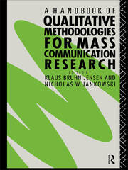 A Handbook of Qualitative Methodologies for Mass Communication Research book cover