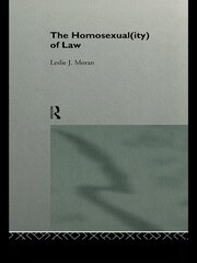 The Homosexual(ity) of law book cover
