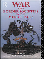 War and Border Societies in the Middle Ages book cover