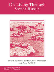 On Living Through Soviet Russia book cover