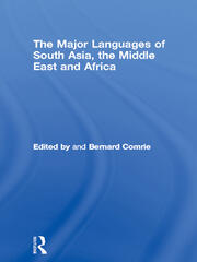 The Major Languages of South Asia, the Middle East and Africa book cover