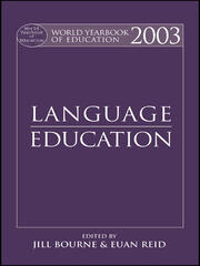 World Yearbook of Education 2003: Language Education book cover