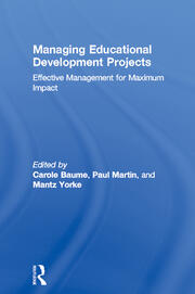 Managing Educational Development Projects: Effective Management for Maximum Impact book cover