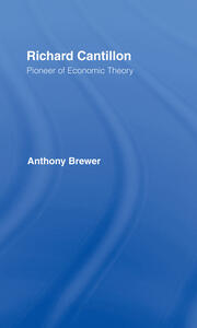 Richard Cantillon: Pioneer of Economic Theory book cover