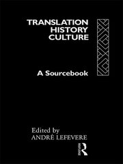 Translation/History/Culture: A Sourcebook book cover