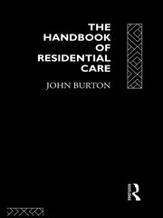 The Handbook of Residential Care book cover
