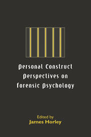 Personal Construct Perspectives on Forensic Psychology book cover
