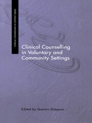 Clinical Counselling in Voluntary and Community Settings book cover