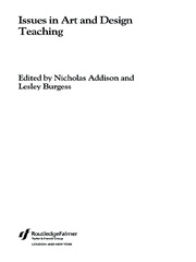 Issues in Art and Design Teaching book cover