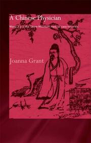 A Chinese Physician: Wang Ji and the Stone Mountain Medical Case Histories book cover
