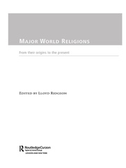 Major World Religions: From Their Origins To The Present book cover