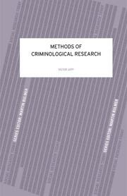 Methods of Criminological Research book cover