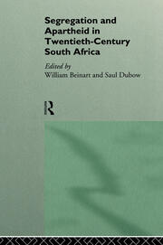 Segregation and Apartheid in Twentieth Century South Africa book cover