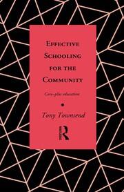 Effective Schooling for the Community: Core-Plus Education book cover