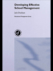 Developing Effective School Management book cover