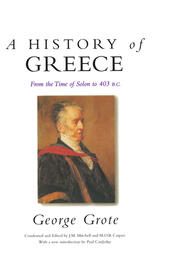 A History of Greece: From the Time of Solon to 403 BC book cover