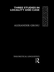 Three Studies in Locality and Case book cover