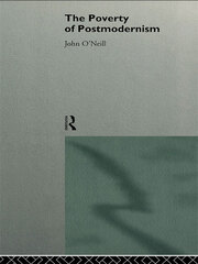 The Poverty of Postmodernism book cover